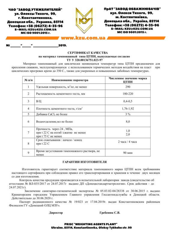 ЦТПН русский вариант-1